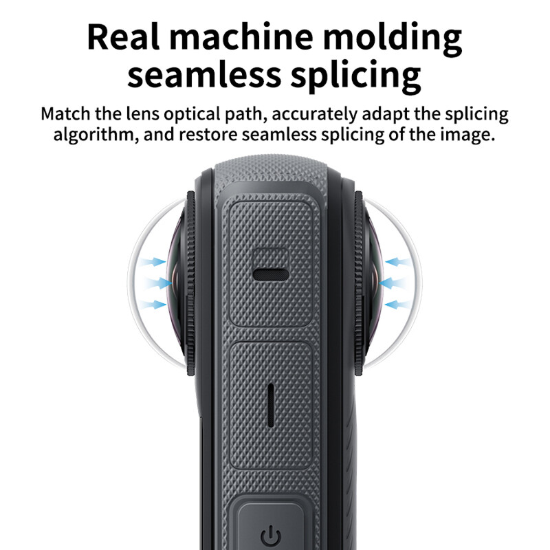 Sobib Shadow Stone Insta360X4 kaitsepeegli panoraamkaamera objektiivi kaitseümbrise arvuti materjalile