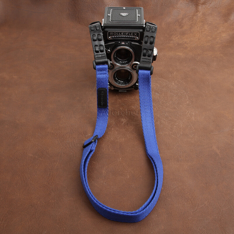 Ühildub Rollei Rolleiflex TLR filmikaamera CS174 reguleeritava nahast puuvillase kaela õlarihmaga