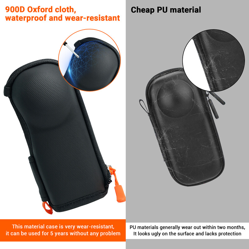 Insta360 X4 mini salvestusümbris, kaasaskantav kriimustusvastane kaitseümbris Insta 360 X 4 spordikaamera tarvikute jaoks