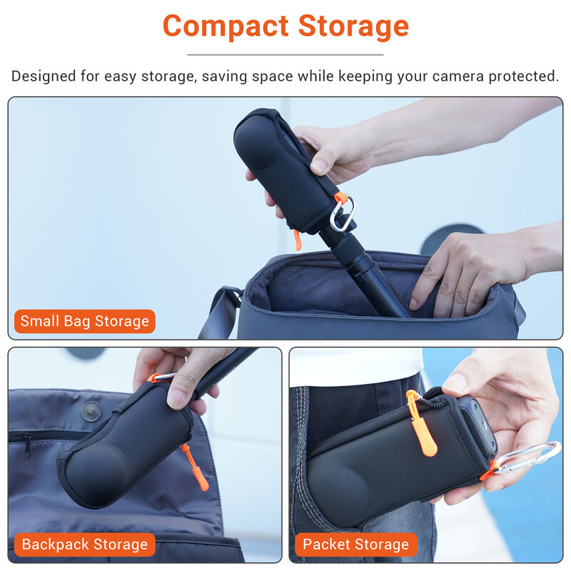 Insta360 X4 mini salvestusümbris, kaasaskantav kriimustusvastane kaitseümbris Insta 360 X 4 spordikaamera tarvikute jaoks