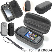 Hoiukott Insta360 X4 kandekoti jaoks Kriimustusvastane kaasaskantav keha hoiukott Insta360 X4 tegevuskaamerale kaitsekate