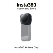 Insta360 X4 objektīva vāciņš pret putekļiem vai skrāpējumiem uzglabāšanas laikā Viegli lietojams, uzticams un ārkārtīgi viegls