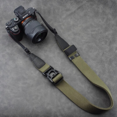 DSLR digitaalse universaalkaamera õlarihm libisemisvastane reguleeritav puuvillane nahast rihm sobib peegelkaameratele