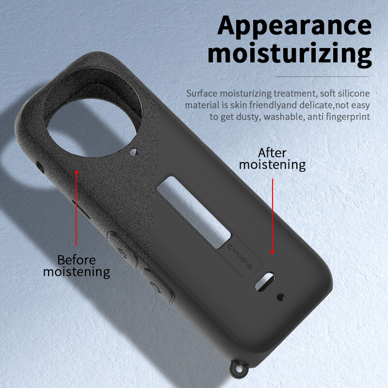 CYNOVA korpusa pārsega silikona aizsargmaciņš Insta360 X4 Insta 360 X 4 kameras piederumiem