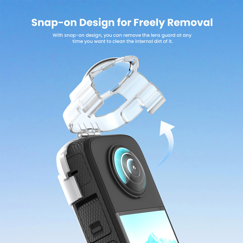 Objektīva aizsargi aizsargvāciņš priekš Insta360 X3 silikona piedurknes sprādzes aizsardzības spogulis pret aizsvīšanas objektīva aizsargs kameras piederumi