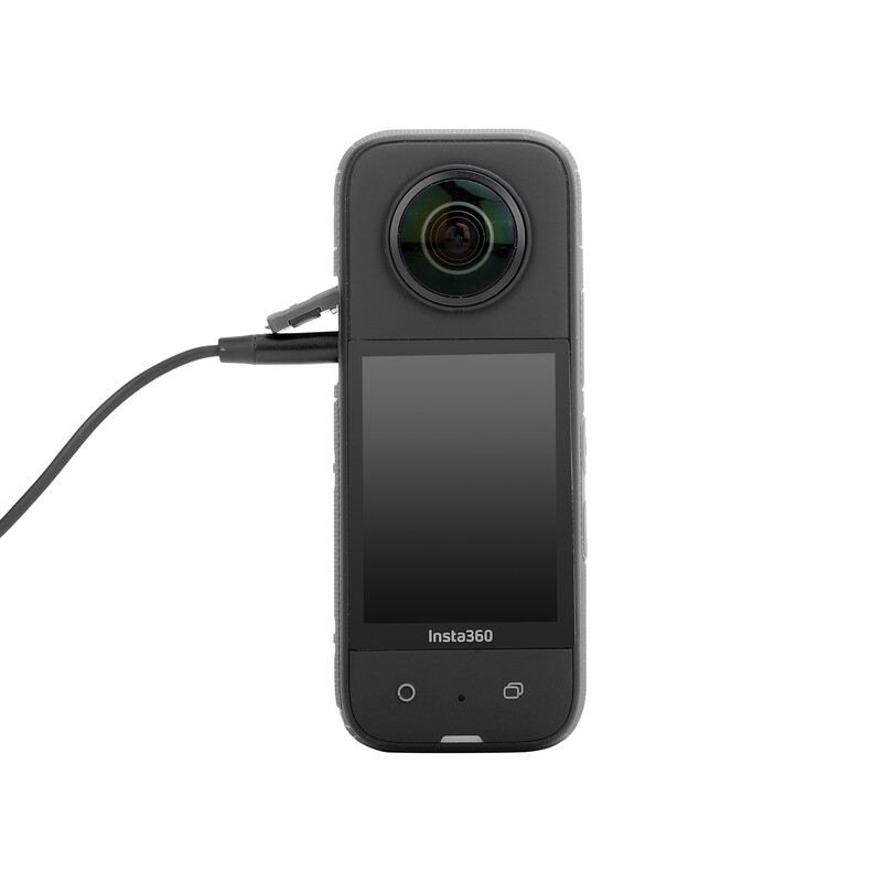 priekš Insta360 X3 Mic Adapter Action 3 mikrofona lāviņš ar kakla skavu priekš ONE X2 ONE RS priekš Insta360 X3 Action 3 piederumi
