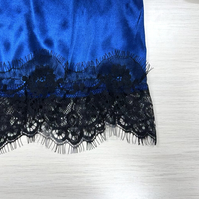 Suvised naiste uued ühevärvilised ripatspüksid, kaheosaline komplekt Seksikas pitspitsiline koduriietus mood mugav kerge luksuslik pidžaamad