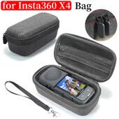 skirtas Insta360 X4 Priedai Mažo dydžio kieto korpuso krepšys, nuo kritimo atsparus nešiojamasis laikymo krepšys, apsaugantis nuo įbrėžimų fotoaparato korpuso mini laikymo krepšys
