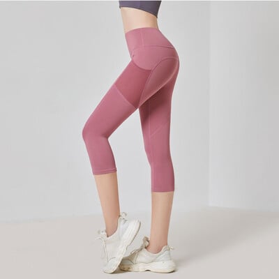 #3452 Jambiere strâmte de vară, pentru femei, cu buzunare laterale, legging sport cu elasticitate înaltă, jambiere articulate, jambiere subțiri, push up