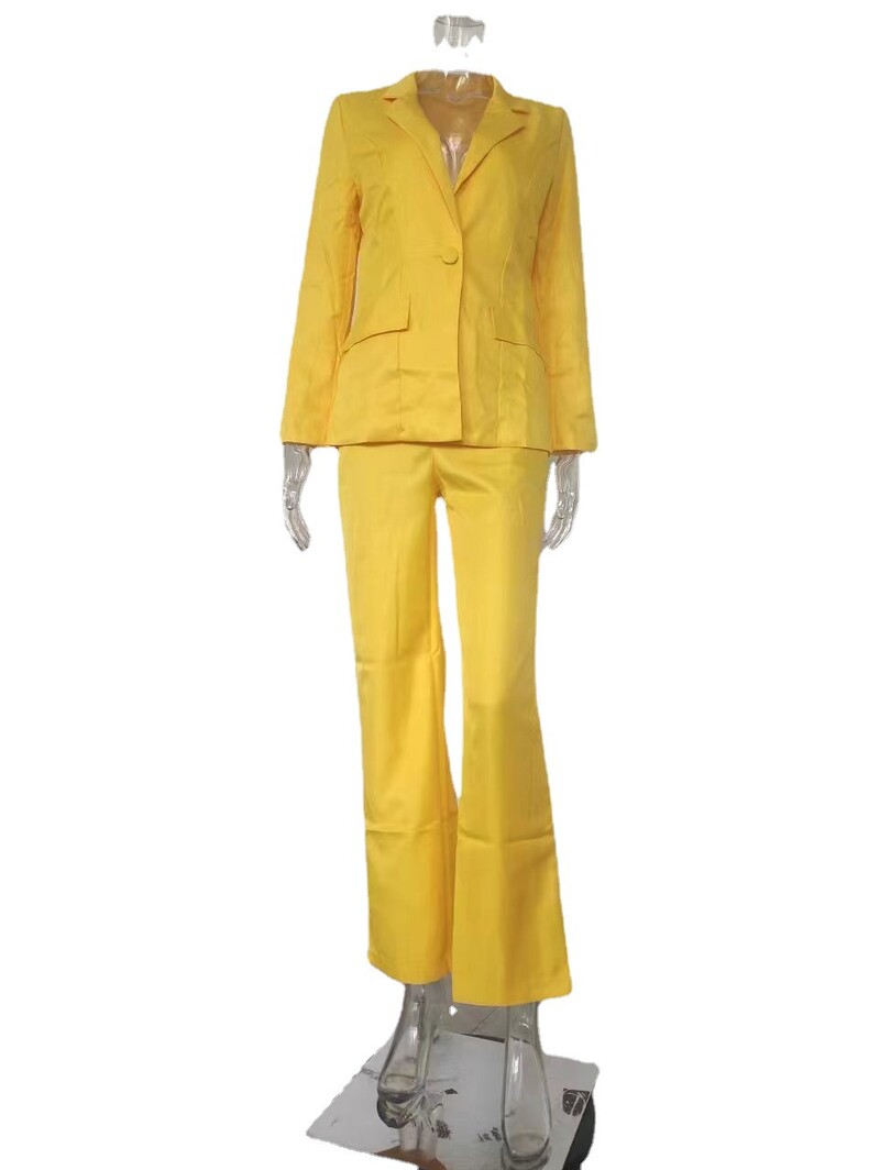 2023 tavaszi/nyári európai és amerikai női ruházati divat, alkalmi öltöny szett Professzionális öltöny egy darabból