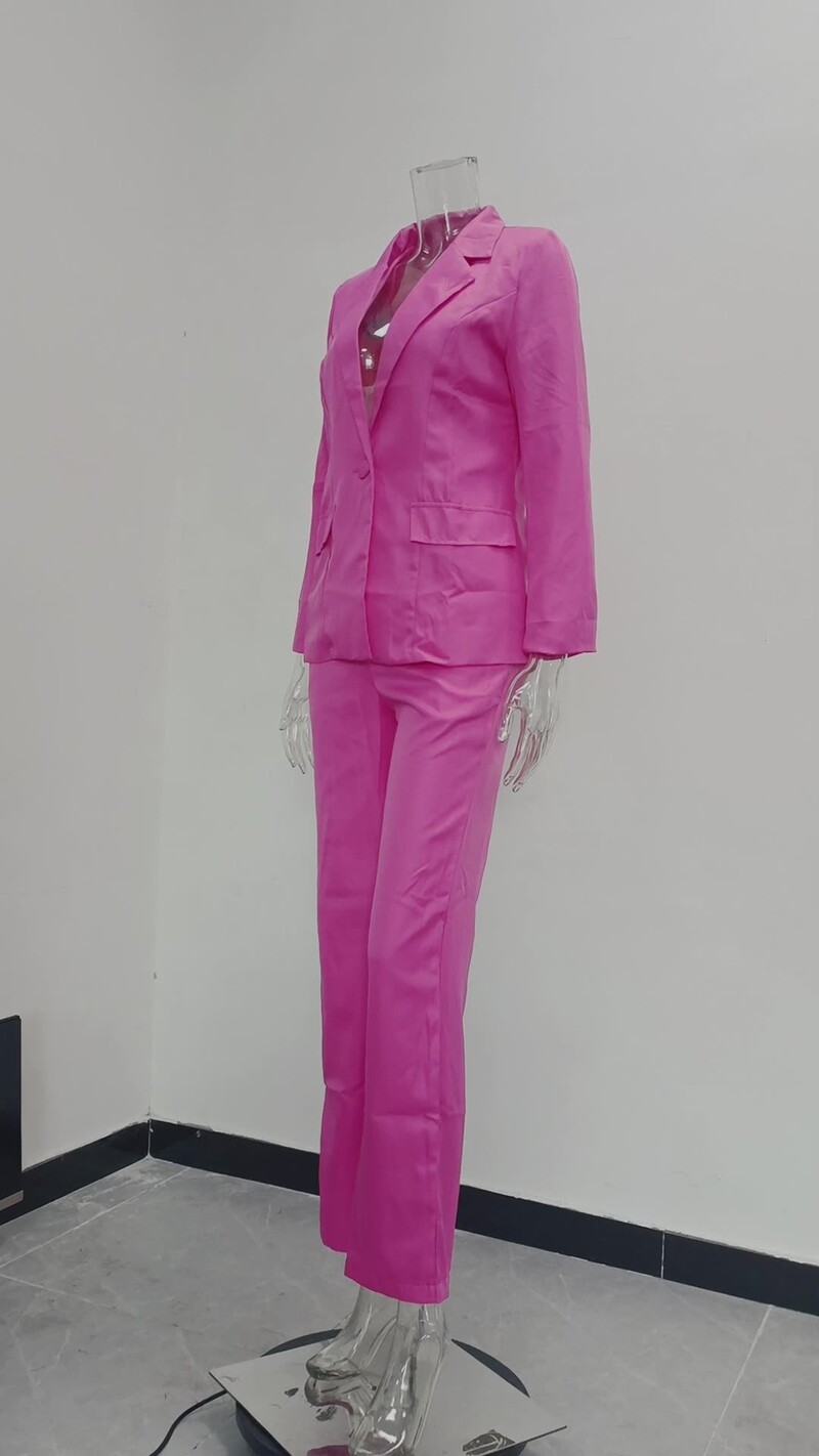 2023 tavaszi/nyári európai és amerikai női ruházati divat, alkalmi öltöny szett Professzionális öltöny egy darabból