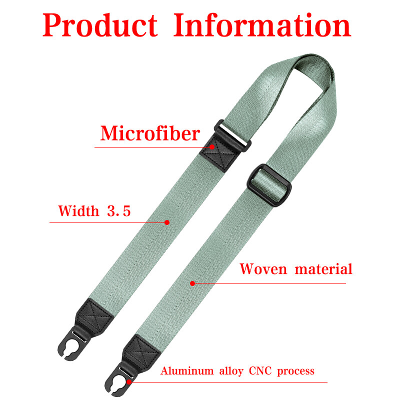 Greitai atleidžiamas fotoaparato kaklo riešo dirželis, skirtas DSLR, pečių dirželio priedai, virvė, suderinama su „Canon“ / „Fujifilm“ / „Nikon“ fotoaparatu