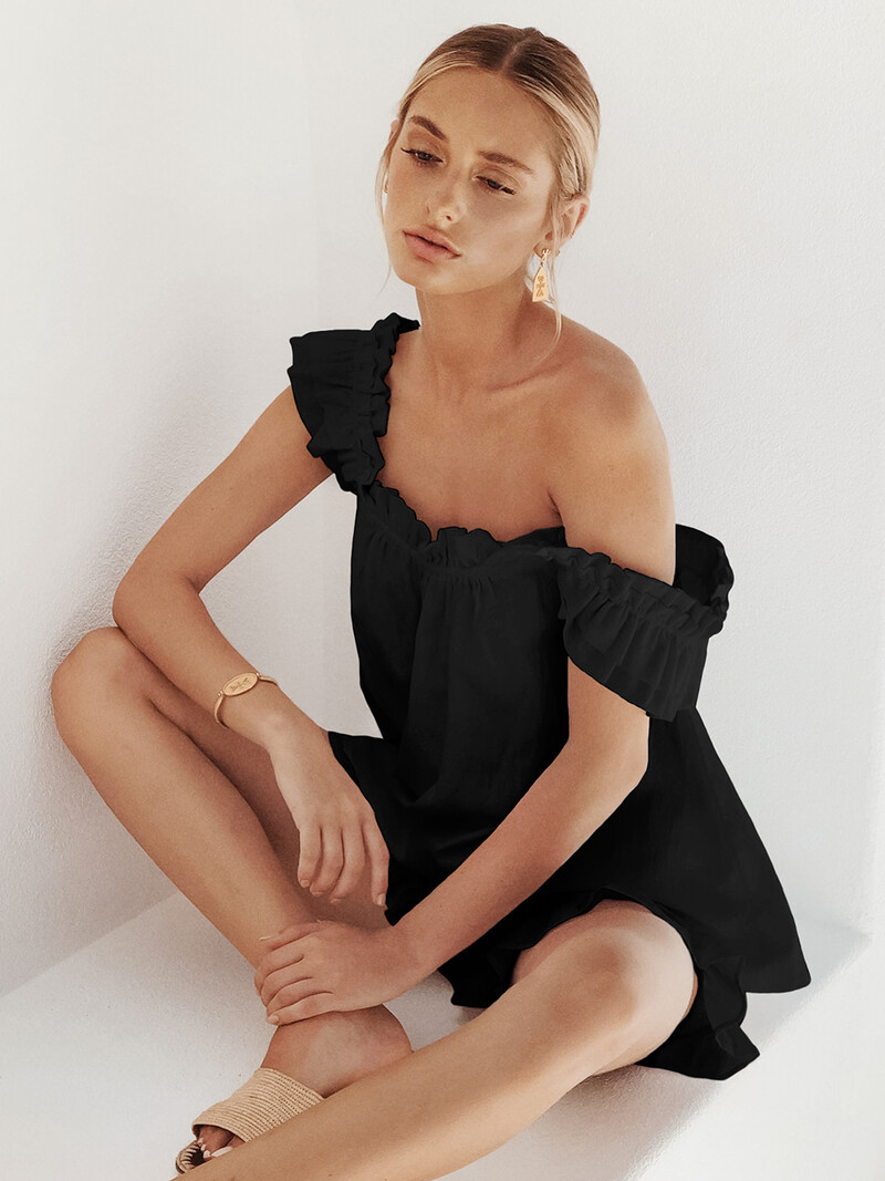 Linad Square Neck Moteriški naktiniai rūbai, balti marškinėliai pižamų rinkinys, moteriškas, 2 dalių, 100 % medvilnė