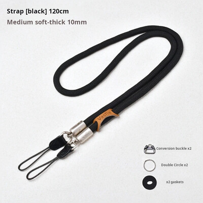 Fotoaparato kaklo peties diržas, skirtas DSLR fotoaparatui, skirtas Sony Nikon Canon Fuji Pentax Panasonic Olympus ryškios spalvos apvalios virvės