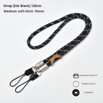 Fotoaparato kaklo peties diržas, skirtas DSLR fotoaparatui, skirtas Sony Nikon Canon Fuji Pentax Panasonic Olympus ryškios spalvos apvalios virvės