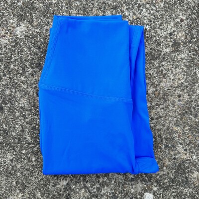 Ühevärviline seljatasku kõrge vöökohaga Jooga säärised Naiste sport Kärbitud püksid Või Sportlik jõusaal Põhjalik treening Jooks