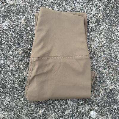 Ühevärviline seljatasku kõrge vöökohaga Jooga säärised Naiste sport Kärbitud püksid Või Sportlik jõusaal Põhjalik treening Jooks