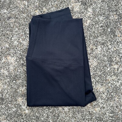 Ühevärviline seljatasku kõrge vöökohaga Jooga säärised Naiste sport Kärbitud püksid Või Sportlik jõusaal Põhjalik treening Jooks