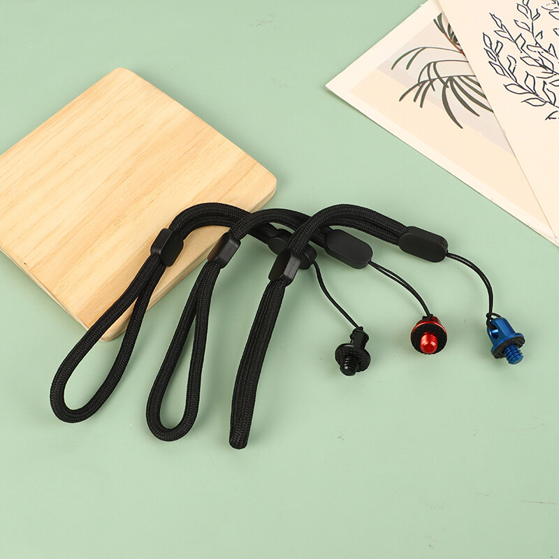 1 rinkinio 1/4 colio rankenos fotoaparato varžtas 1/4 colio D žiedo adapteris su reguliuojamu rankiniu apyrankės dirželiu, skirtu trikojo fotostudijai