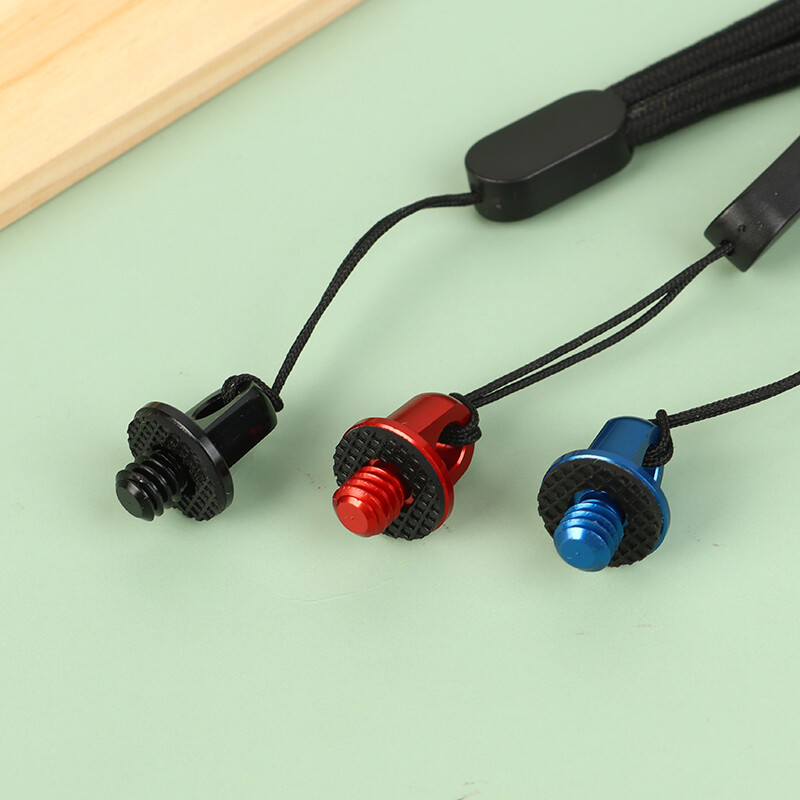 1 rinkinio 1/4 colio rankenos fotoaparato varžtas 1/4 colio D žiedo adapteris su reguliuojamu rankiniu apyrankės dirželiu, skirtu trikojo fotostudijai