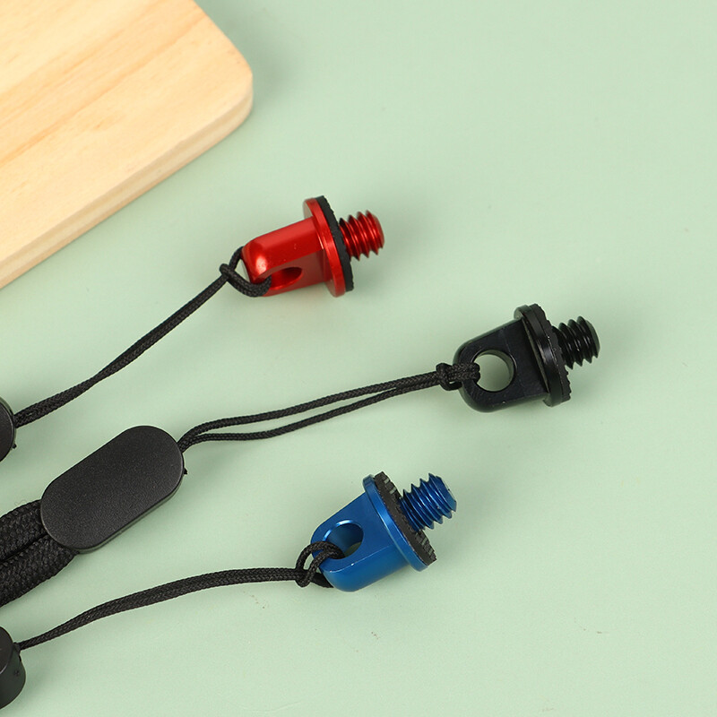 1 rinkinio 1/4 colio rankenos fotoaparato varžtas 1/4 colio D žiedo adapteris su reguliuojamu rankiniu apyrankės dirželiu, skirtu trikojo fotostudijai