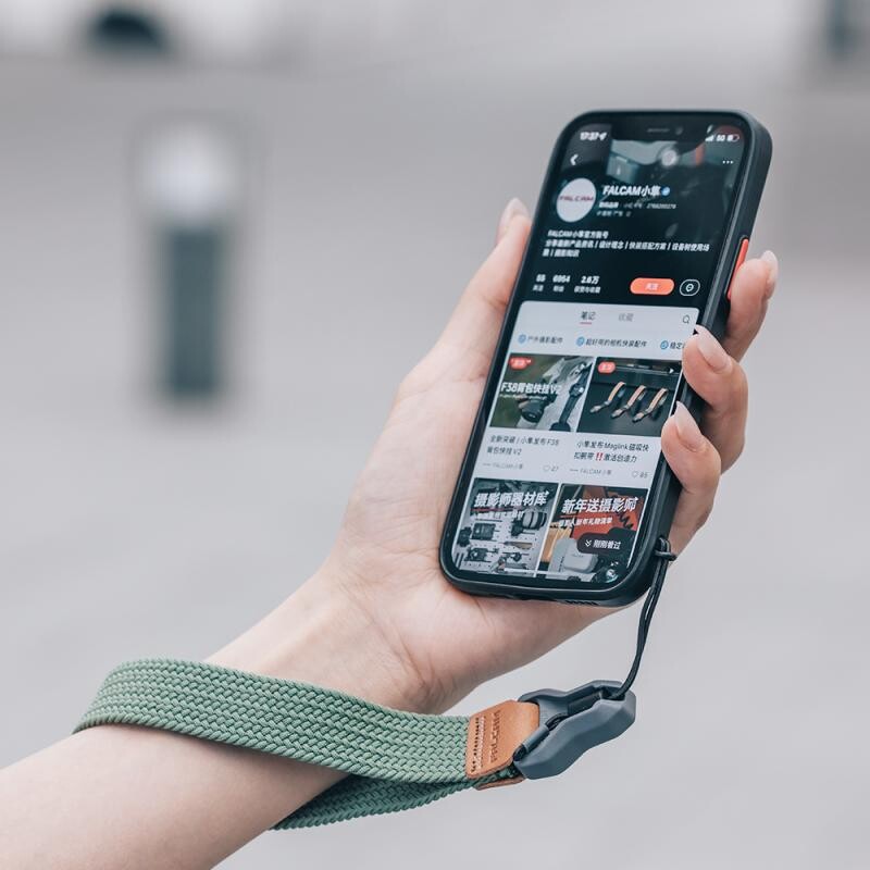 FALCAM Maglink greita magnetinė sagtimi pinti riešo dirželis, skirtas DSLR fotoaparatams, veiksmo kameros išmaniesiems telefonams