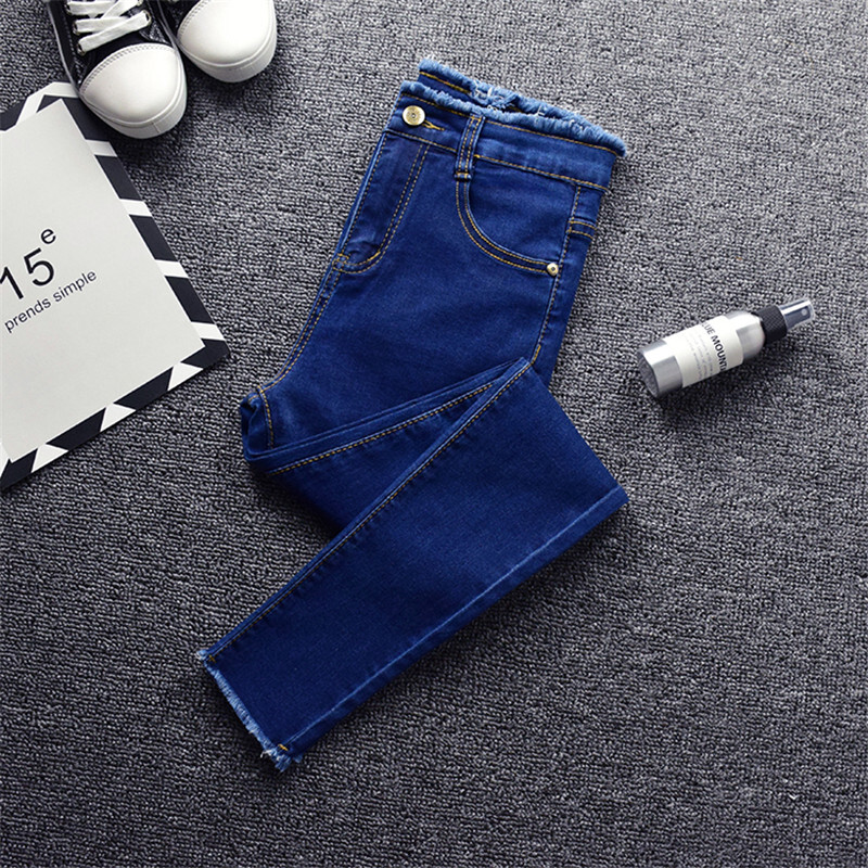 2022. aasta uued naiste mustad teksad kõrge vöökohaga teksad Moodsad venivad teksad Naistele pestud teksapüksid Skinny Cowboy pliiatspüksid R246