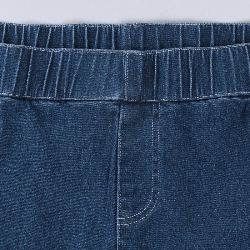 Új széles szárú farmernadrág női varrás elöl széles szárú farmer egyszínű alkalmi divat nadrágok Pantalones De Mujer női nadrágok