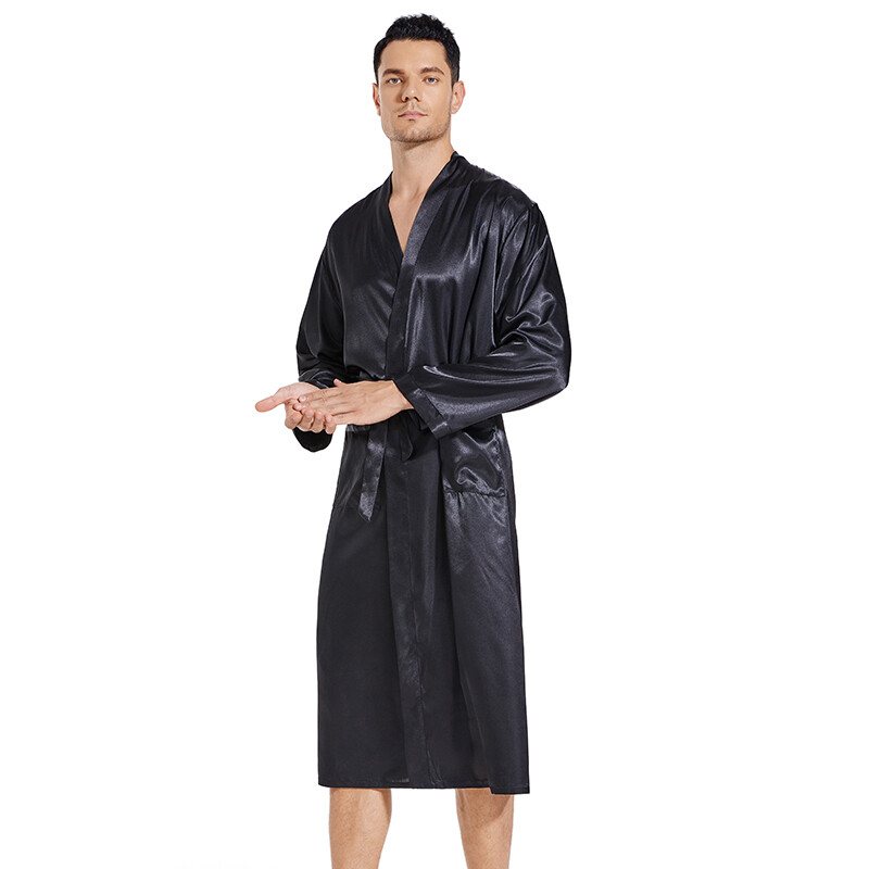 uus peigmehe satiinist hommikumantel meeste siidine pulmapaar valmistub mesinädalate kuninga hommikumantel 2tk pulmapeo kimono hommikumantel