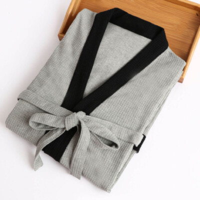 Kevadsuvi Meeste hommikumantel 7XL Rind 140cm 6XL 5XL Lahtine puuvillane hommikumantel