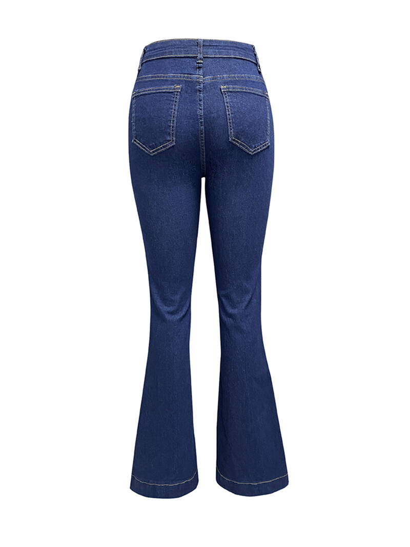 Naiste teksapüksid 2025 Mood Korea laia säärega püksid kõrge vöökohaga õhukesed teksad Naiste riided kontoris Lady High Street pikad püksid