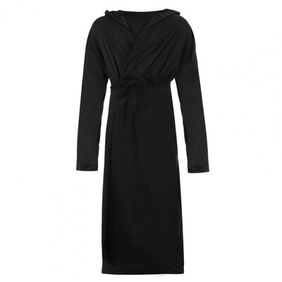 Hangulatos nagy méretű derék fűzős nyitott öltés, téli meleg kapucnis hosszú polár házi ruha hálóruha köntös pizsama fagyálló