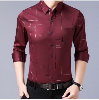 Pavasaris ruduo Nauja mada POLO apykaklės ilgomis rankovėmis Vyriški drabužiai Palaidinė Spausdinti Greitai džiūstantys Trend Button Cardigan Slim Marškinėliai