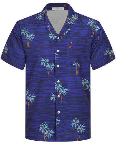 Vasaros mados vyriški havajietiški marškiniai trumpomis rankovėmis, su kokoso medžiu marginti laisvalaikio paplūdimio Aloha marškinėliai, didesnio dydžio 6XL Hombre Ropa