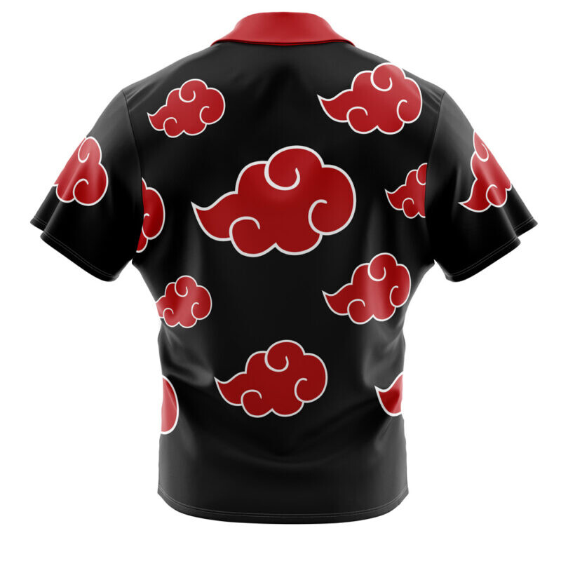 Akatsuki Button Up Hawaiian Shirt Meeste jaapani vabaajasärk, suvine riietus