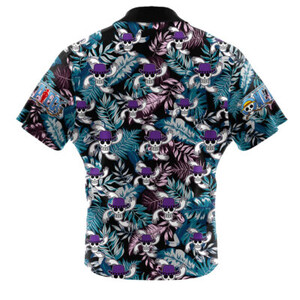 Zoro Wano mustriga ühes tükis nööbitav Hawaii särk Meeste Jaapani vabaaja särk suverõivad