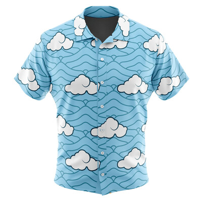 Sakonji Urokodaki Demon Slayer Button Up Hawaii särk Meeste Jaapani vabaaja särk suverõivad