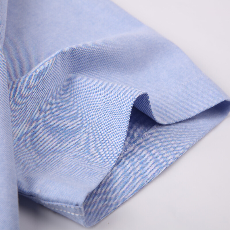 Meeste Oxfordi lühikeste varrukatega ruudukujuline krae, ruuduline triibuline suvised vabaaja särgid, ühe taskuga mugav puuvillane särk