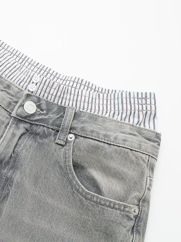 TRAF naiste uued teksad, madala vöökohaga püksid, üksikasjalikud teksad, kahe vöökohaga teksad vabaaja püksid vanad püksid