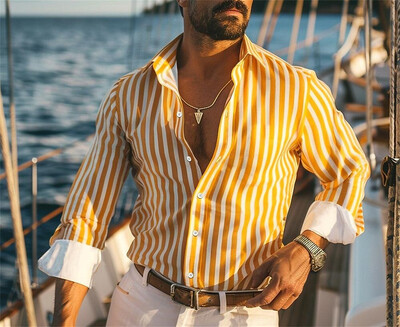 Populiariai parduodamos vyriškos vienspalvės linijos, 3D spausdinti marškiniai su atlapais, madingi laisvalaikio gatvės aukštos kokybės vyriški drabužiai, 2024 m.