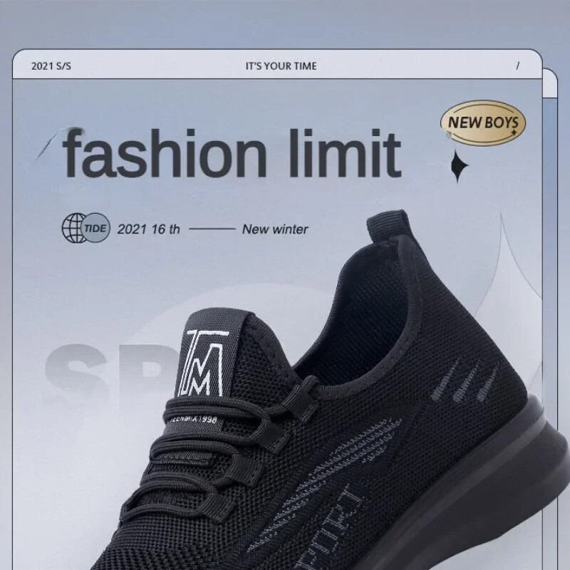 2024. aasta uued meeste spordijalatsid vabaaja moodsad hingavad kõnnijalatsid Kerged ja mugavad meestekingad