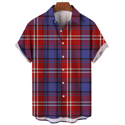 Vyriški languoti marškinėliai trumpomis rankovėmis marškinėliai su 3D dryžuotais raštais Nauji laisvalaikio socialiniai itin dideli „Camisa“, 2024 m.