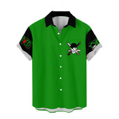 Ühes tükis Hawaii T-särgid – Roronoa Zoro Hawaii T-särkide suvine lühikeste varrukatega paarisärgid