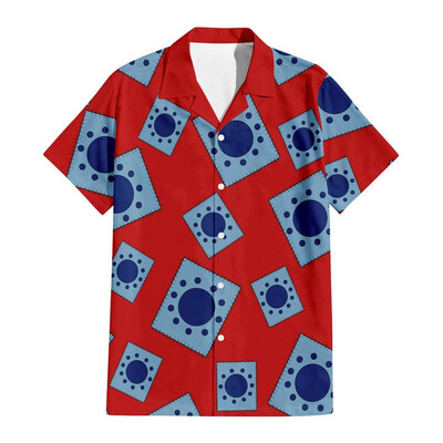 Ühes tükis Hawaii T-särgid – Roronoa Zoro Hawaii T-särkide suvine lühikeste varrukatega paarisärgid