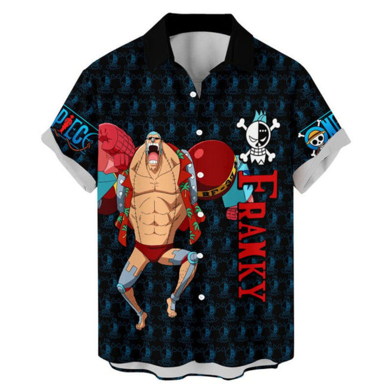 Ühes tükis Hawaii T-särgid – Tony Tony Chopperi hawaii särk IP0717 meeste suvine lühikeste varrukatega trükitud paari särk