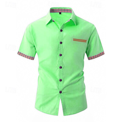 T-särk meeste särgi reväärinupp Hawaii vabaaja moetrend roosa meeste lühikeste varrukatega särk uus pluss suurus 5XL