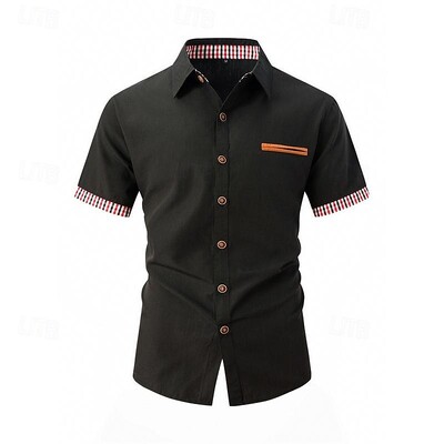 T-särk meeste särgi reväärinupp Hawaii vabaaja moetrend roosa meeste lühikeste varrukatega särk uus pluss suurus 5XL