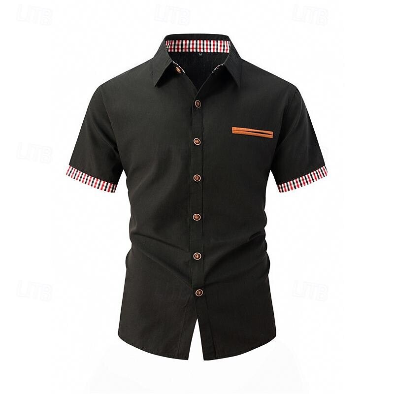 T-särk meeste särgi reväärinupp Hawaii vabaaja moetrend roosa meeste lühikeste varrukatega särk uus pluss suurus 5XL