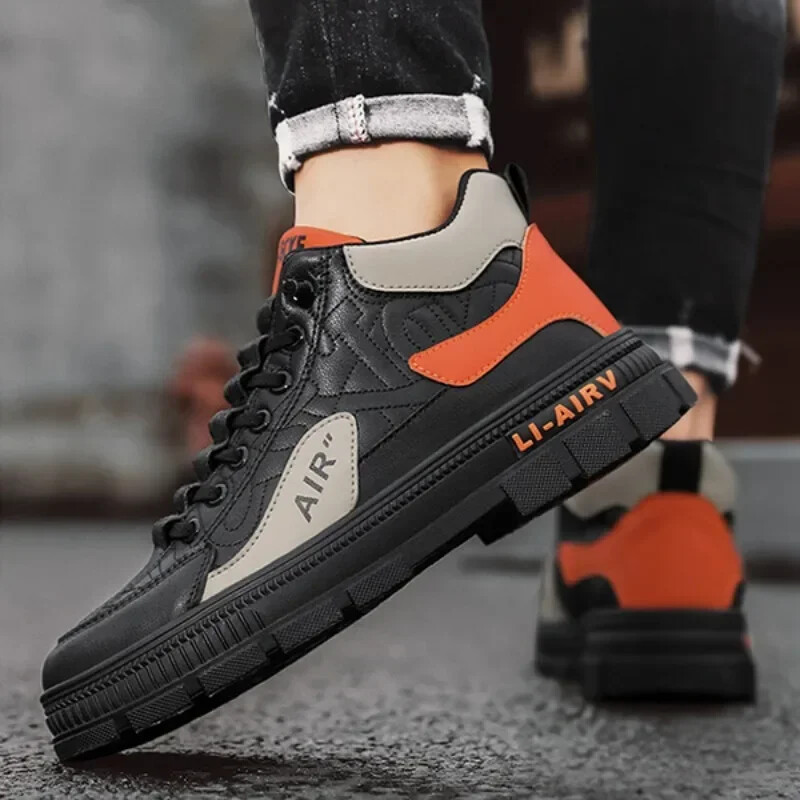 Meeste tossud 2024, kevad-sügismood, kõrge ülaosaga vabaajajalatsid meestele, platvormkinnitusega vulkaniseerivad kingad, meeste tennis Masculino