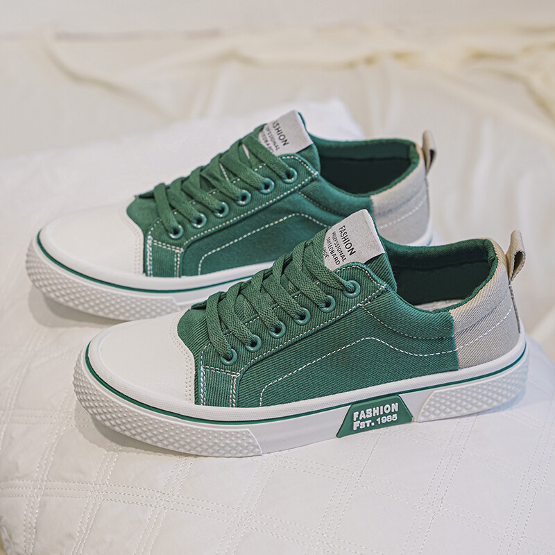 Tudengite lõuendist kingad nelja hooaja pehme tald libisemiskindlad vabaaja kingad noorte mood mitmekülgsed paksu talla kingad meeste kingad